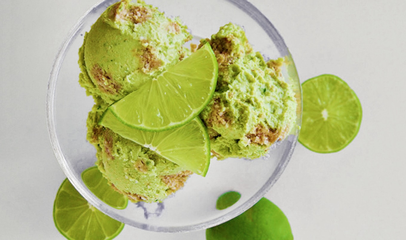 Coconut Cashew Key Lime Pie Ice Cream