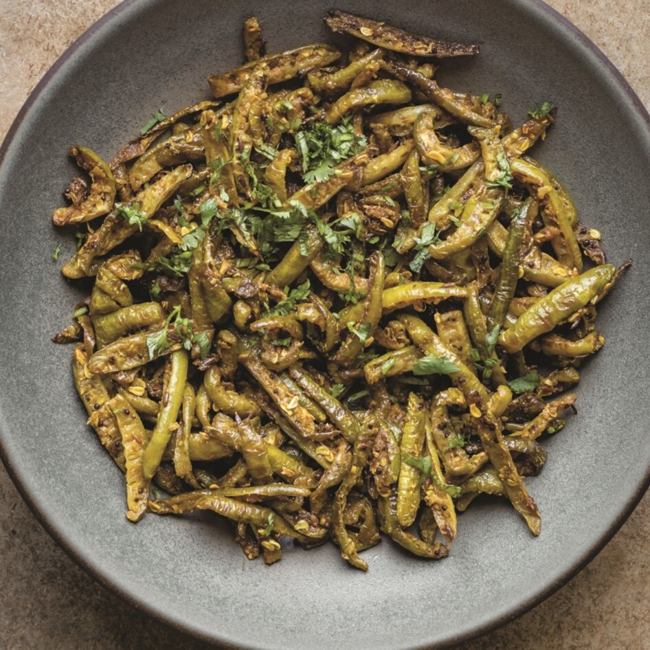 Indian Spiced Stir-Fried Ivy Gourd (Tindora)