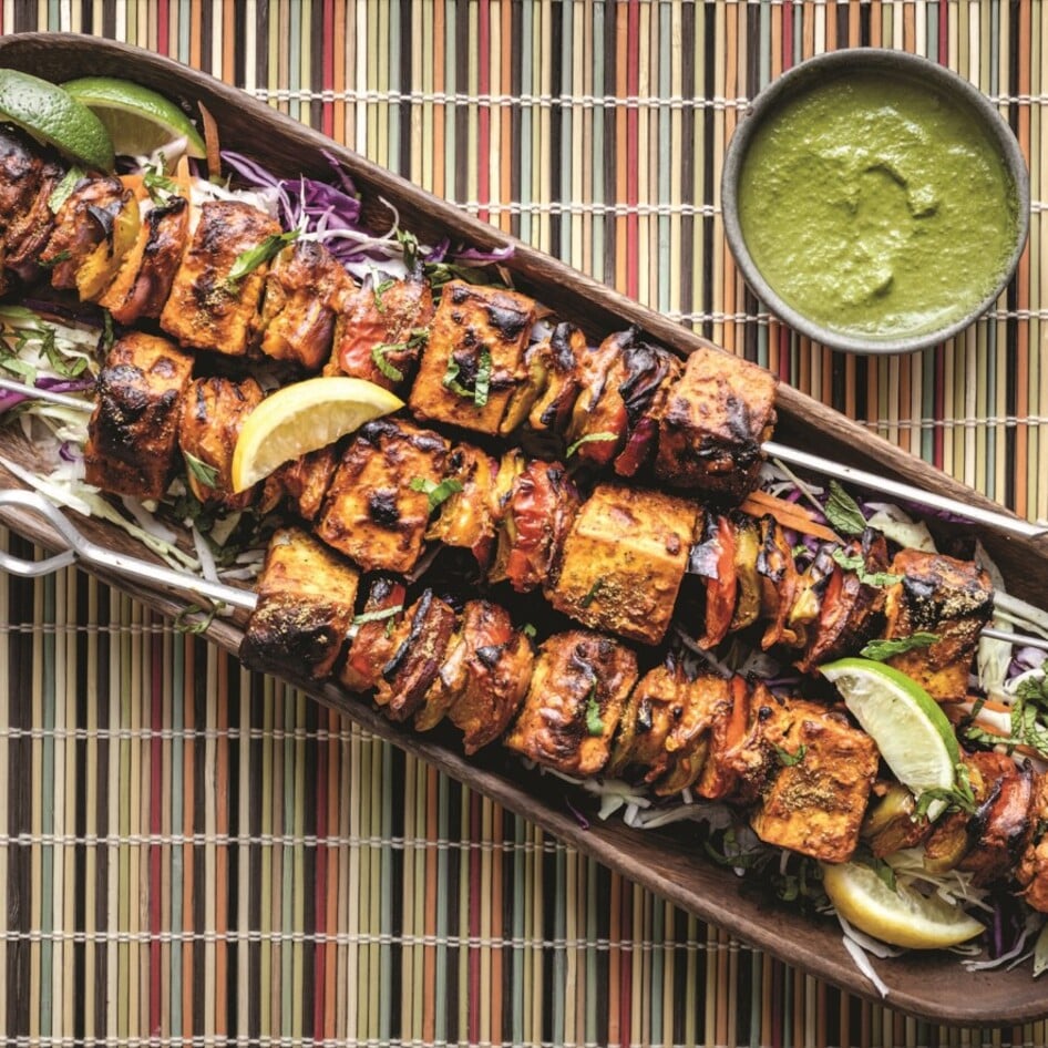 Tikka Tofu Skewers