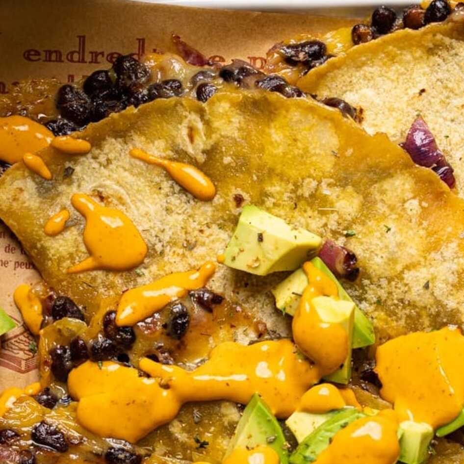 Baked Black Bean Tacos
