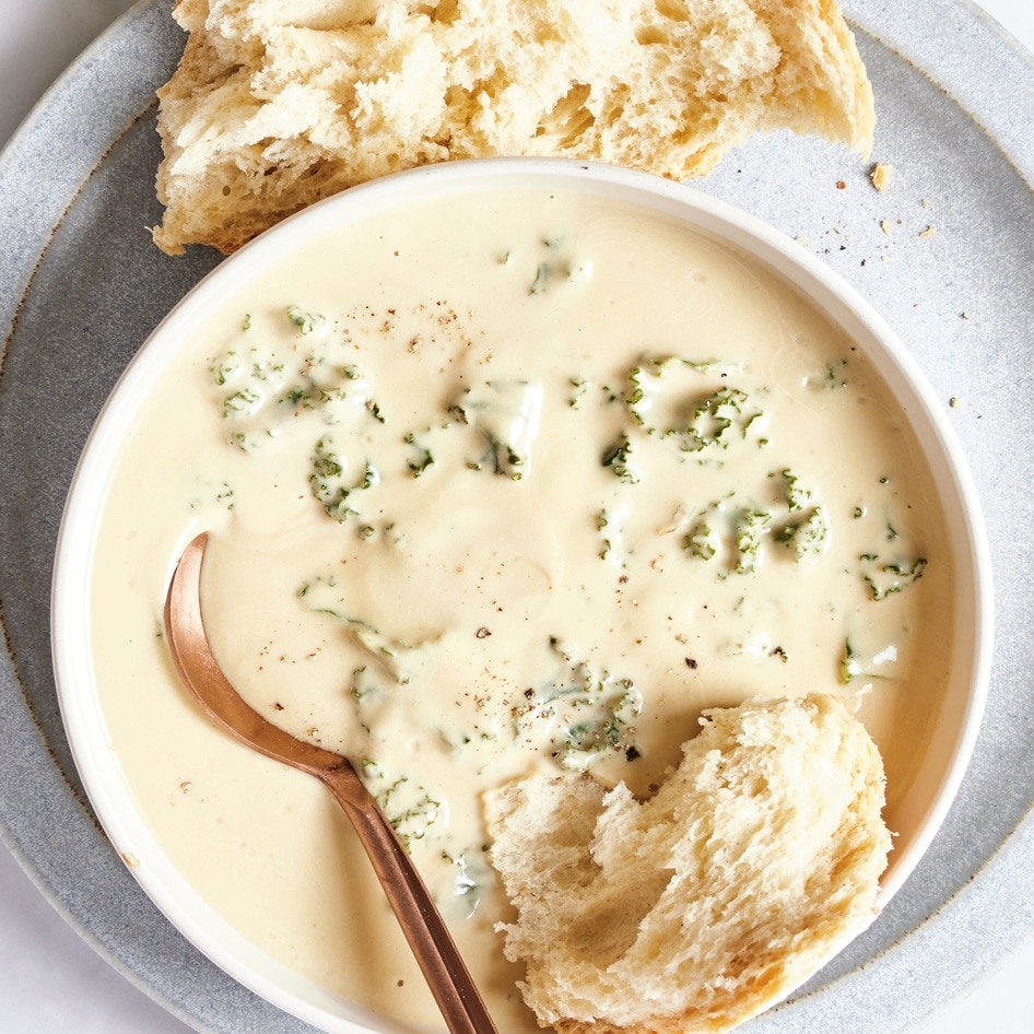 Vegan Four Heads of Garlic Soup