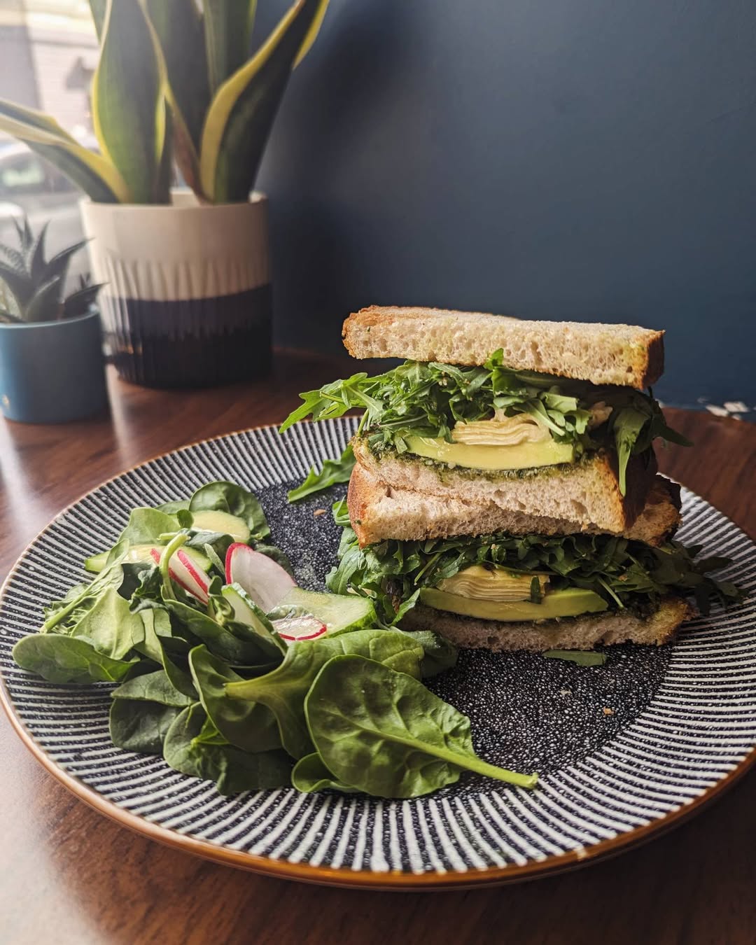Black Rabbit Green Rabbit sandwich