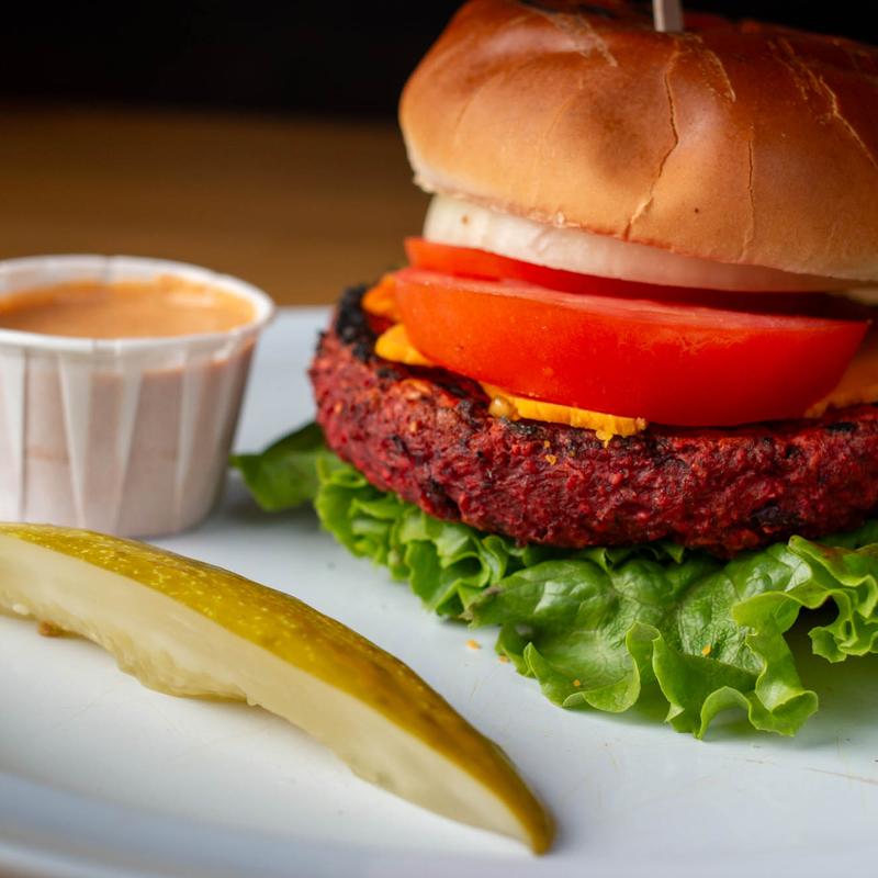 Baby Blues BBQ burger