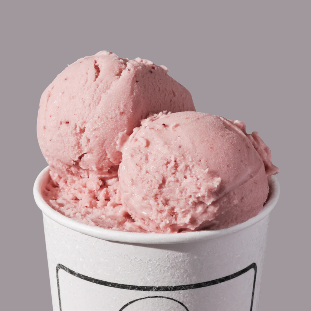 Vegan Strawberry Coconut Water Sherbet